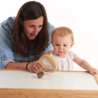 Easy Hold Wooden Hand Lens-Easy Hold Wooden Hand Lens