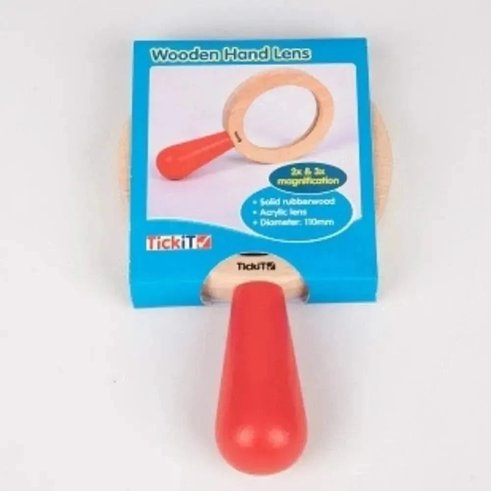 Easy Hold Wooden Hand Lens-Easy Hold Wooden Hand Lens