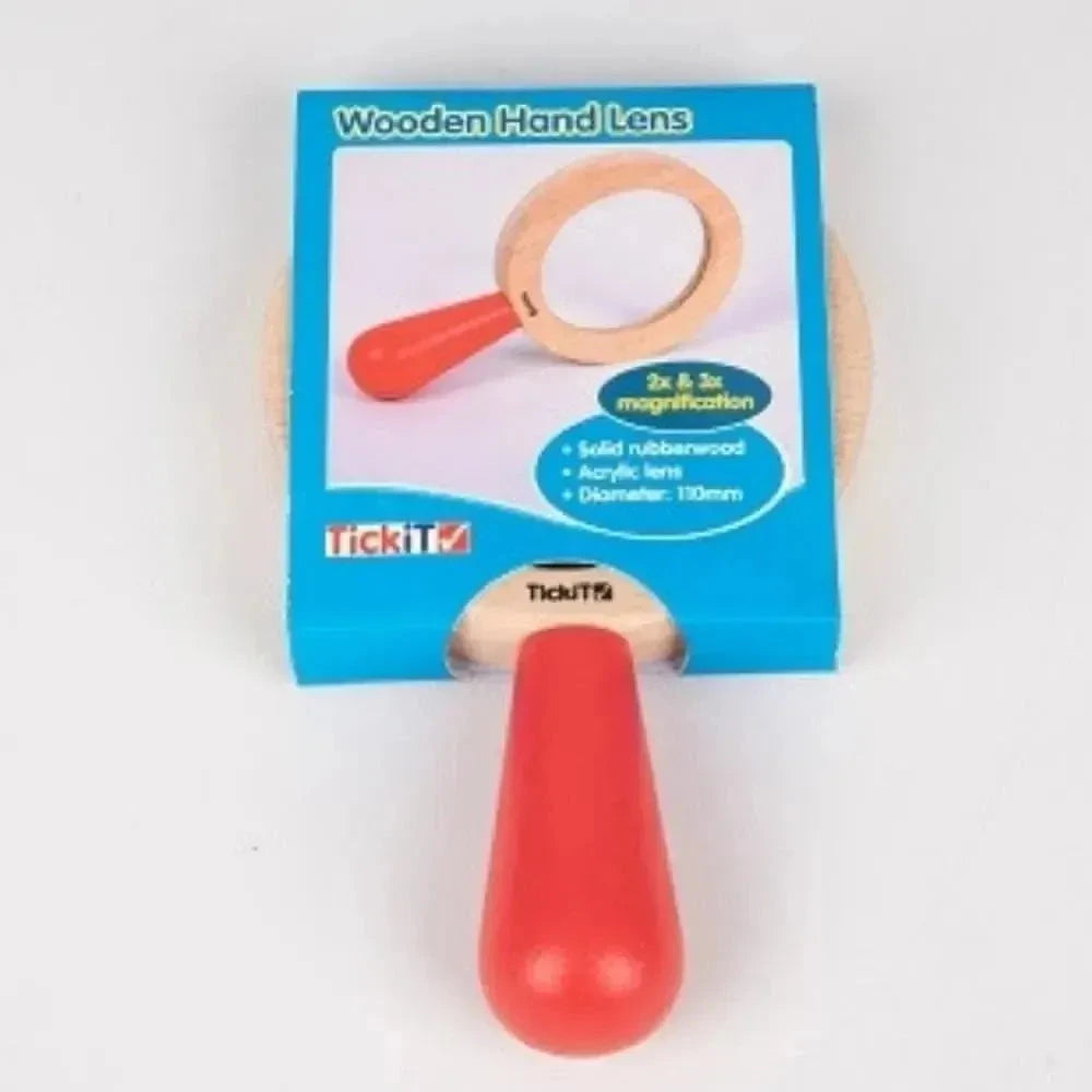 Easy Hold Wooden Hand Lens-Easy Hold Wooden Hand Lens