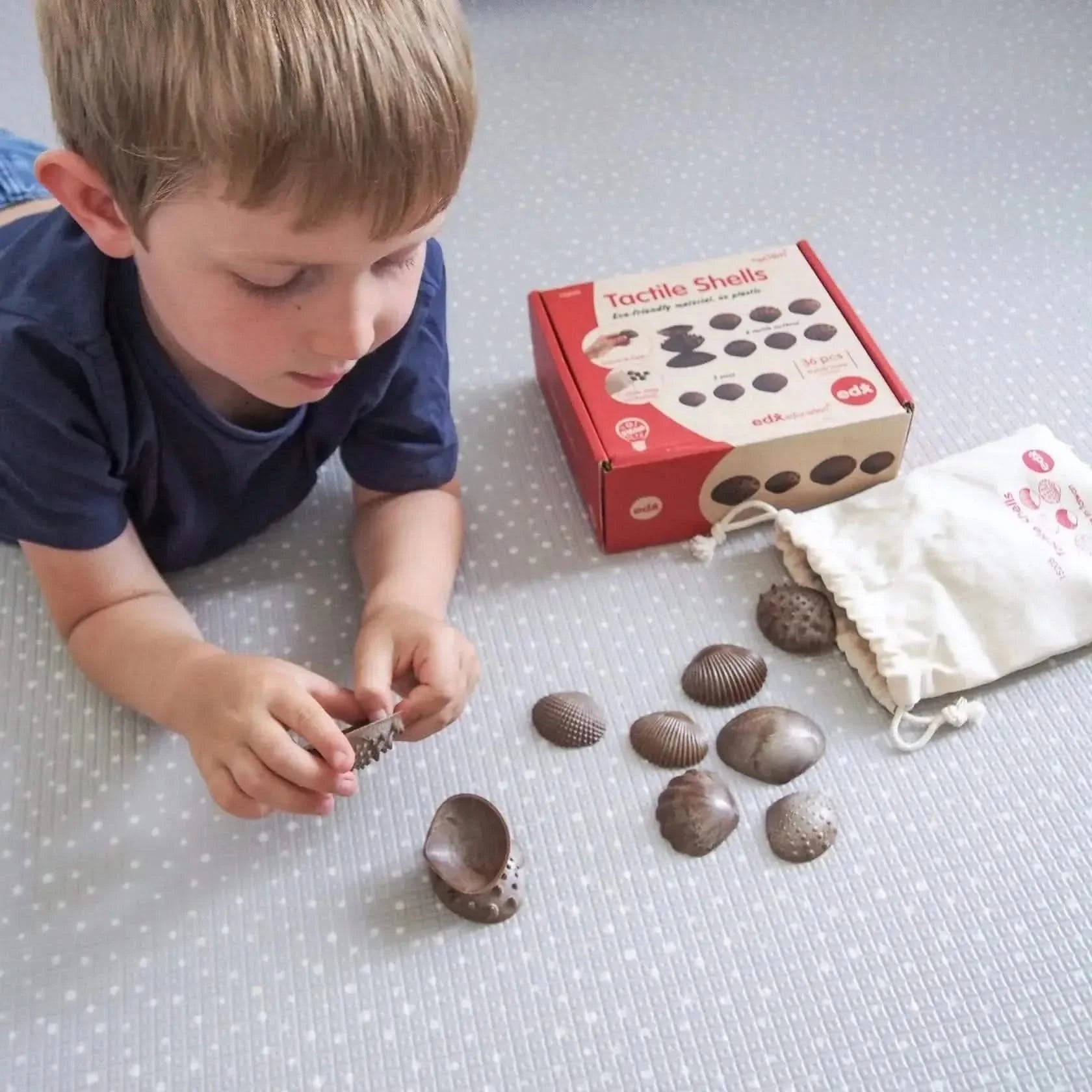 Eco Friendly Tactile Shells Pack 36-Eco Friendly Tactile Shells Pack 36