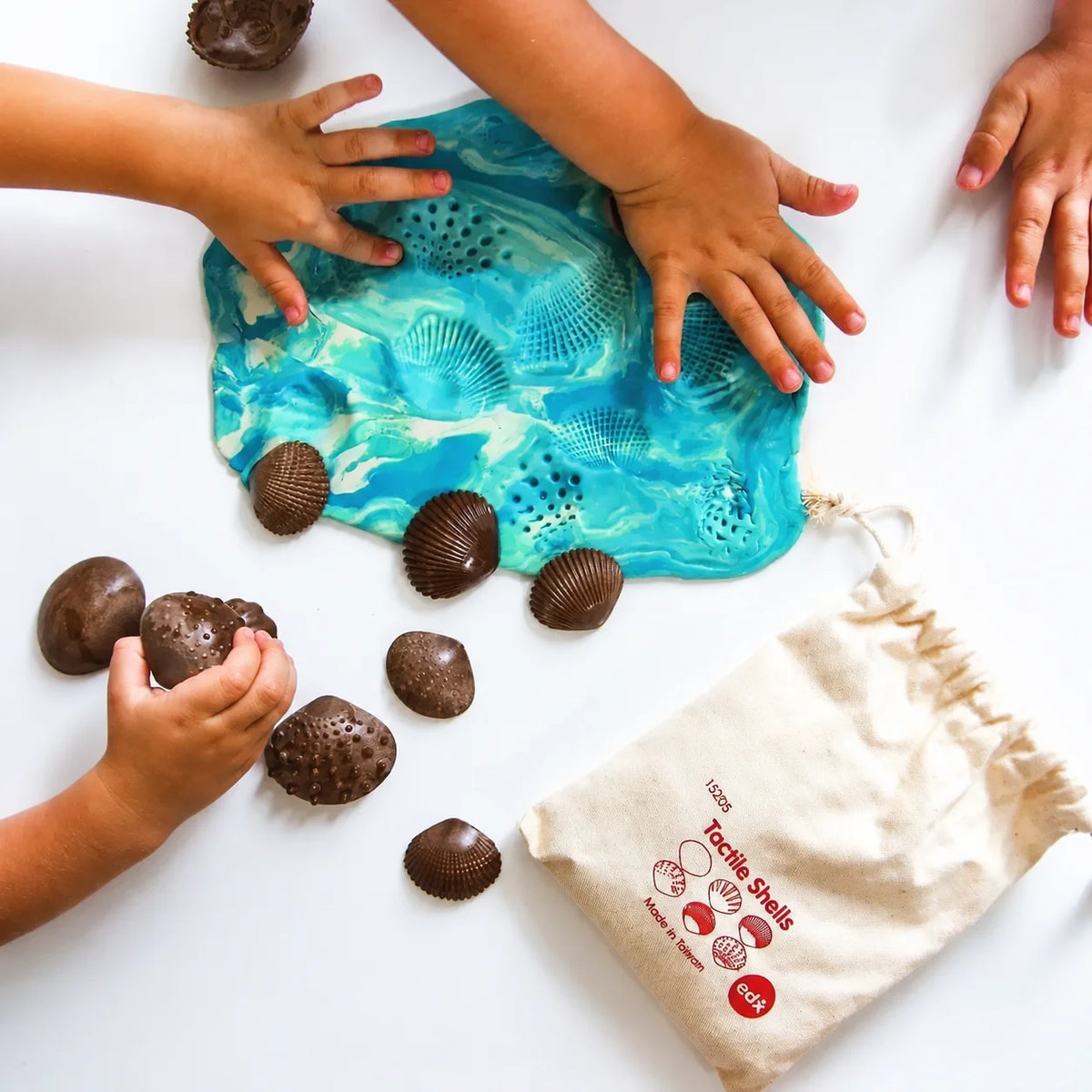 Eco Friendly Tactile Shells Pack 36-Eco Friendly Tactile Shells Pack 36