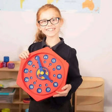 Educational Advantage Time Teacher Manual Clock-Educational Advantage Time Teacher Manual Clock