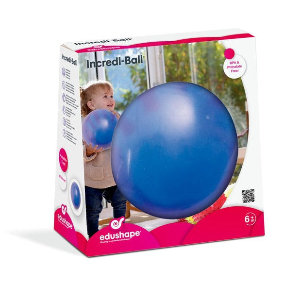 Edushape 18cm Incredi-Ball, Wow! Learn all about heat sensitivity and colour changing with this amazing new take on the classic Edushape sensory balls. Watch as your handprints appear in magical different colours when you touch the Incredi-ball! The heat sensitivity means little ones will love seeing the different colours appear and disappear – teaching cause and effect whilst providing visual stimulation. The Incredi-ball also teaches fine and gross motor skills, whilst being a magical first ball for your 