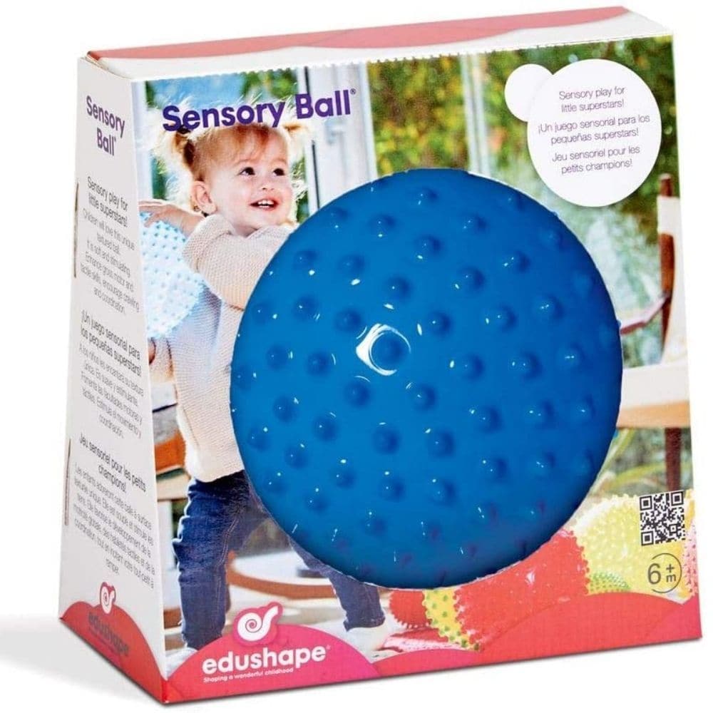 Edushape 18cm Sensory Ball, Immerse your little ones in a world of sensory delight with the Edushape 18cm Sensory Ball. This soft textured ball is the perfect first ball for young children, providing tactile exploration and stimulating their senses.With its nubby texture, this Edushape 18cm Sensory Ball offers a unique sensory experience that children will appreciate. The soft and easy-grip surface makes it easy for small hands to hold and catch. As children interact with the ball, they develop their fine a