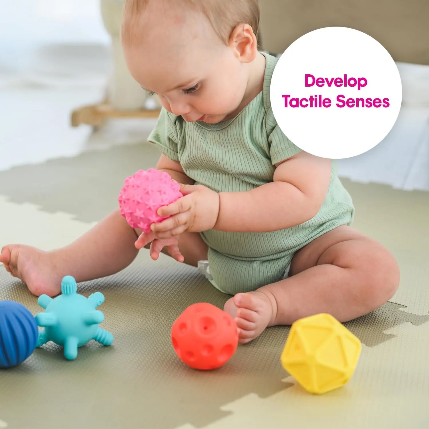 Edushape Baby Sensory Balls-Edushape Baby Sensory Balls