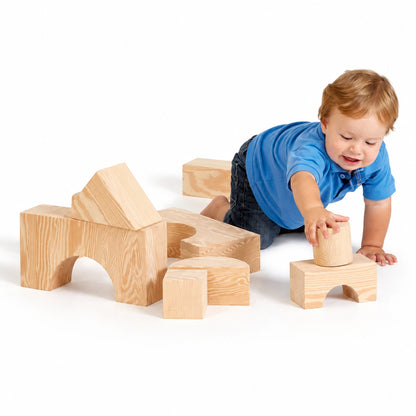 Edushape Big Wood Like Foam Blocks-Edushape Big Wood Like Foam Blocks