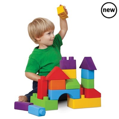 Edushape Chubby Edublocks, Introducing the Edushape Chubby Edublocks – the perfect building blocks for young minds! These snap-together, interlocking building blocks are designed to provide a safe and enjoyable building experience for children aged 6 months and up. What sets the Chubby Edublocks apart is their unique construction. These blocks are made to be smooth, flexible, and easy to stack, making them a fantastic choice for little hands just starting to explore the world of building and creativity. The
