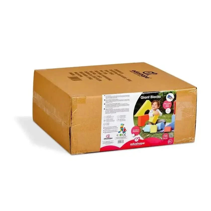Edushape Giant Foam Blocks 16 Pieces-Edushape Giant Foam Blocks 16 Pieces