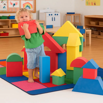 Edushape Giant Foam Blocks 16 Pieces-Edushape Giant Foam Blocks 16 Pieces
