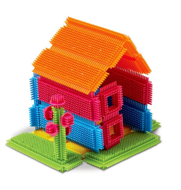 Edushape Magic Brix Giant Set, This Edushape Magic Brix Giant Set is an ideal toy for early childhood learners as it encourages hands-on exploration and imaginative play. The Edushape Magic Brix Giant Set includes 360 pieces of colourful, bristly blocks that can be easily connected, built and rolled to create a variety of structures and shapes. The tactile and flexible texture of the pieces makes them perfect for little hands to grip and play with for hours. As children enhance their creativity and fine mot