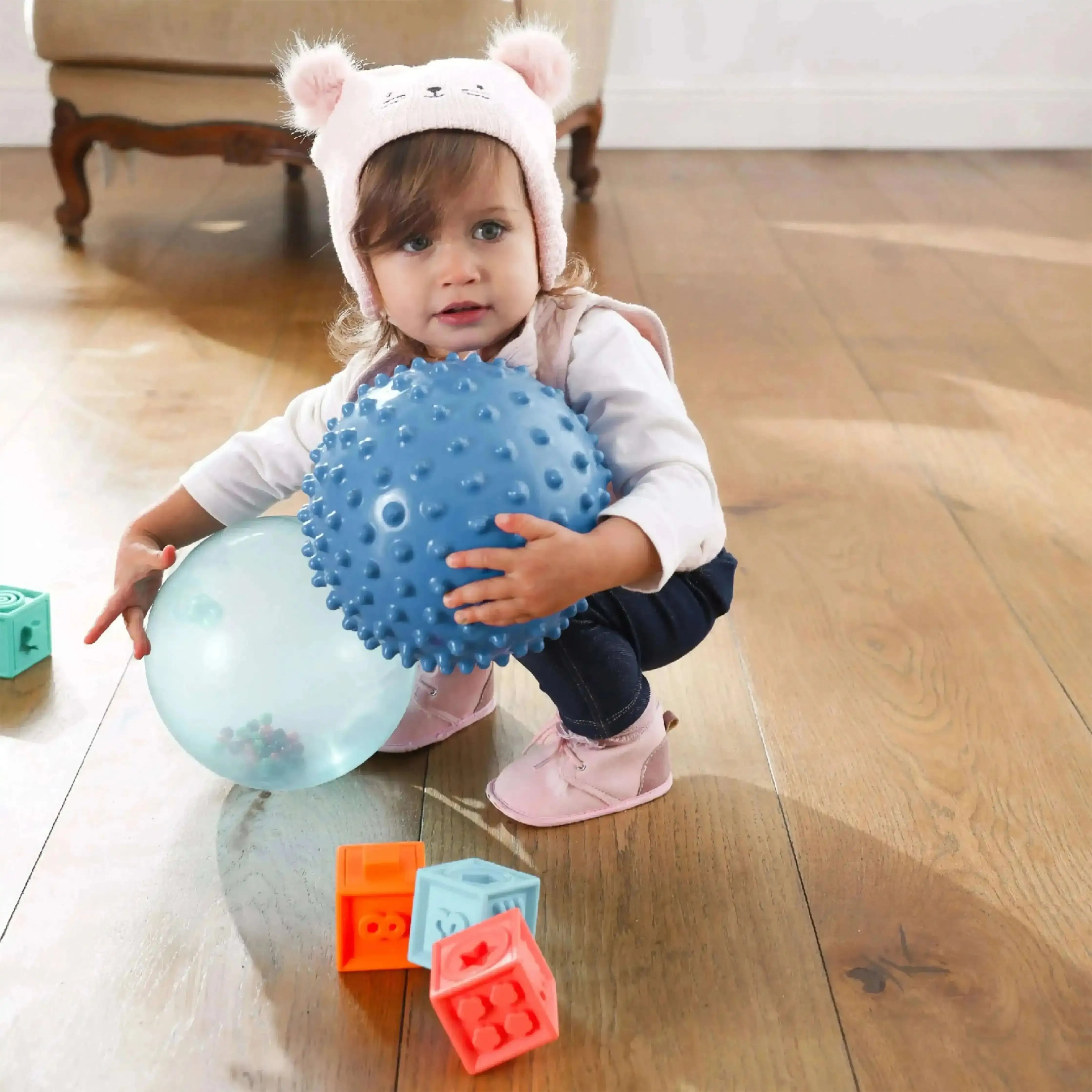 Edushape Rainbow Soft Ball-Edushape Rainbow Soft Ball