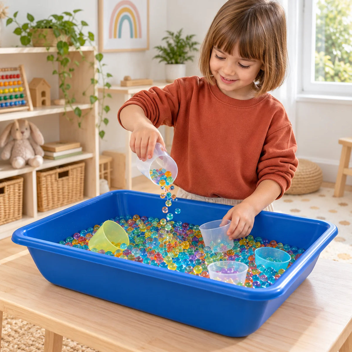 Edushape Sand & Water Activity Tubs - Set of 4-Edushape Sand & Water Activity Tubs - Set of 4