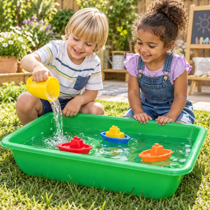Edushape Sand & Water Activity Tubs - Set of 4-Edushape Sand & Water Activity Tubs - Set of 4