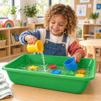 Edushape Sand & Water Activity Tubs - Set of 4-Edushape Sand & Water Activity Tubs - Set of 4