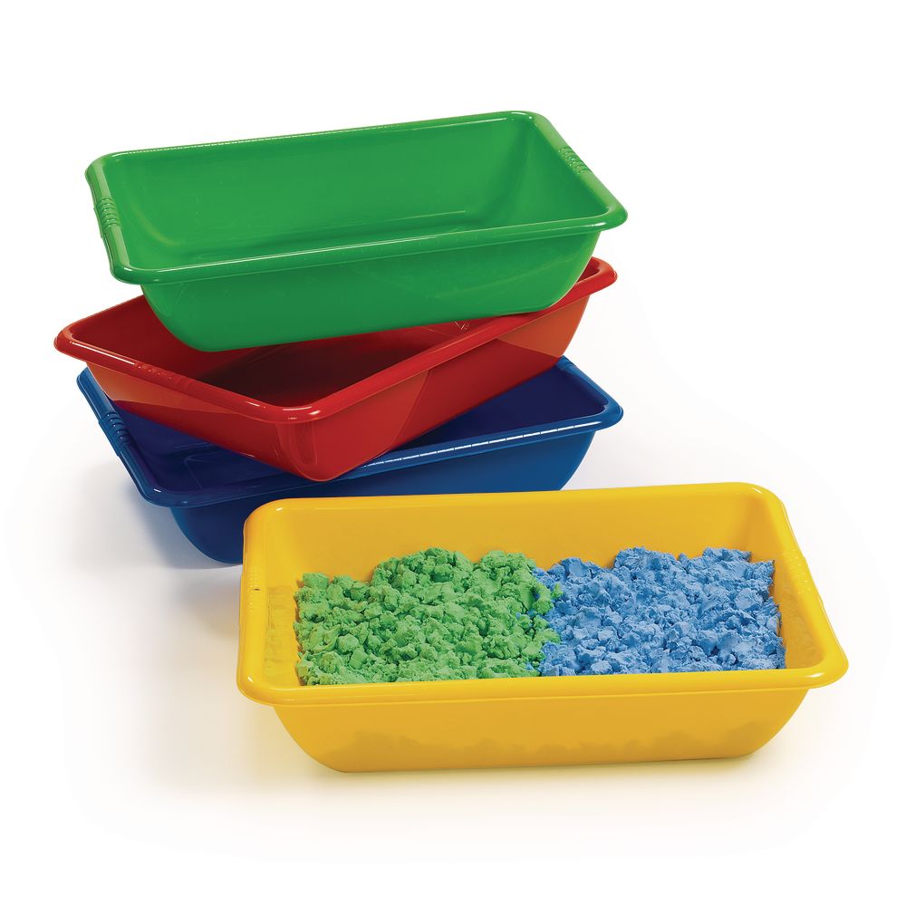 Edushape Sand & Water Activity Tubs - Set of 4, Introducing our versatile and durable Activity Tubs – the ultimate choice for endless water or sand play, no matter the setting! Crafted from high-quality sturdy plastic, these tubs are designed to withstand vigorous use, making them perfect for both indoor and outdoor play.Our Activity Tubs are available in a vibrant assortment of colours including red, green, yellow, blue.With various colours to choose from, children can personalize their playtime experience