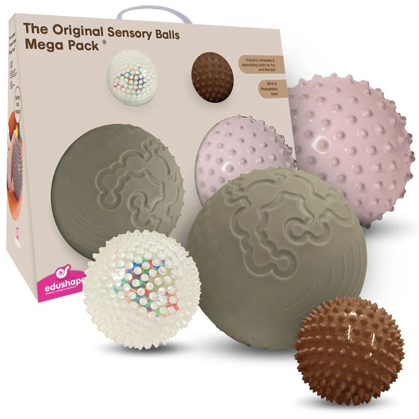 Edushape Sensory Ball Mega Pack - Boho Chic-Edushape Sensory Ball Mega Pack - Boho Chic