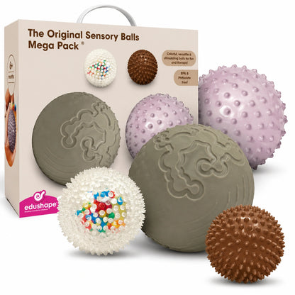 Edushape Sensory Ball Mega Pack - Boho Chic-Edushape Sensory Ball Mega Pack - Boho Chic