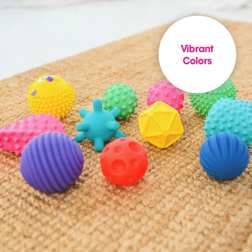 Edushape Sensory Mini Balls 12 Piece Set-Edushape Sensory Mini Balls 12 Piece Set