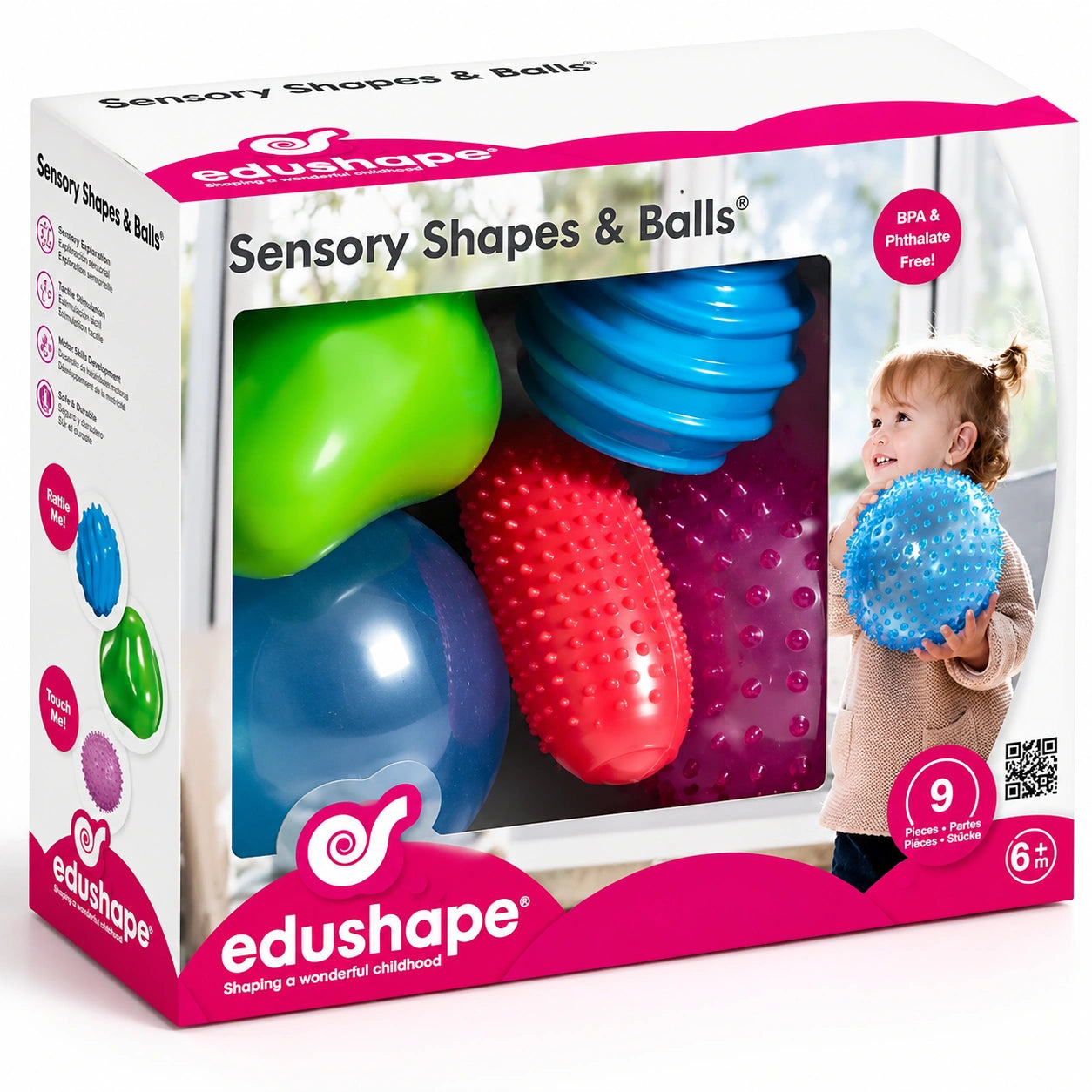 Edushape Sensory Shapes and Balls Kit-Edushape Sensory Shapes and Balls Kit