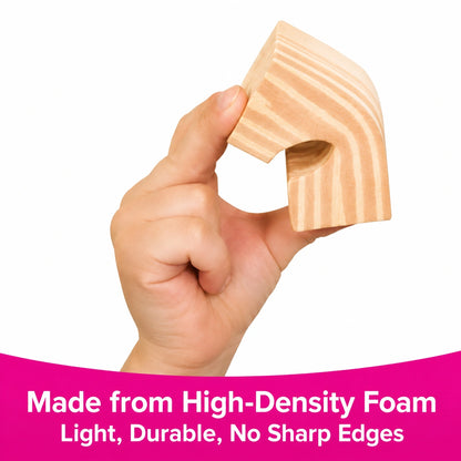 Edushape Wood-Like Soft Blocks-Edushape Wood-Like Soft Blocks