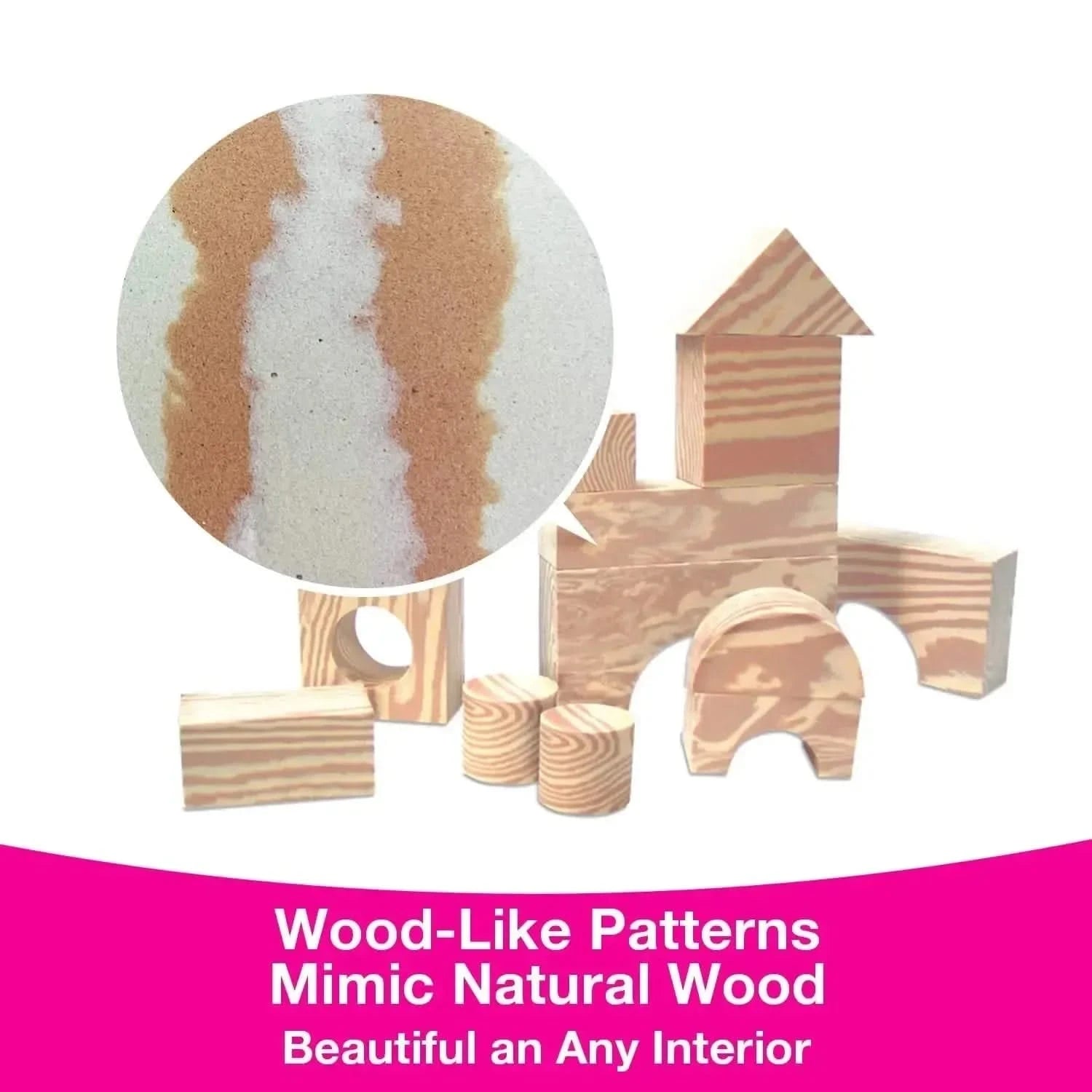 Edushape Wood-Like Soft Blocks-Edushape Wood-Like Soft Blocks
