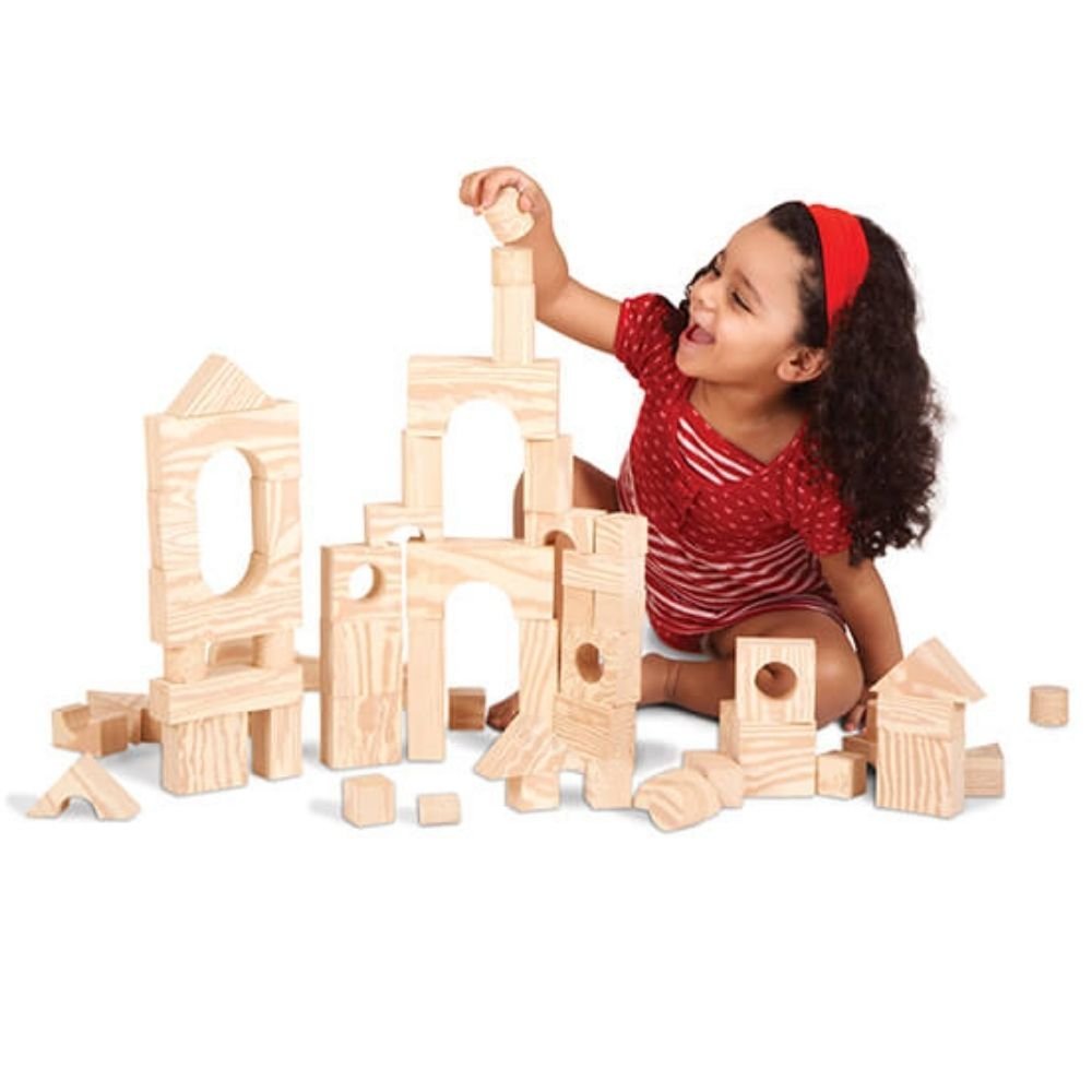 Edushape Wood-Like Soft Blocks, Introducing the Edushape Wood-Like Softblocks - an innovative fusion of traditional aesthetics with modern safety. Built for the budding architect in your home, these blocks encourage imaginative play without any sharp edges or hard surfaces. Features: Authentic Wood-Like Appearance: Crafted to resemble classic wooden blocks, these Softblocks provide the aesthetic of wood while ensuring the safety of foam. Versatile Play Environments: Whether on the living room floor or durin