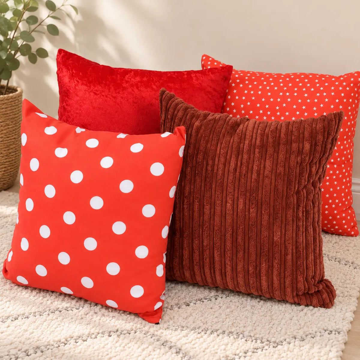 Element Scatter Cushions Fire Bright Set Of 4 lifestyle view 3