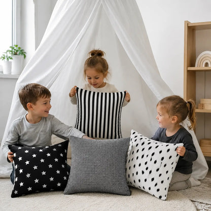 Element Scatter Cushions Set Of 4 in natural early-years play setting 3