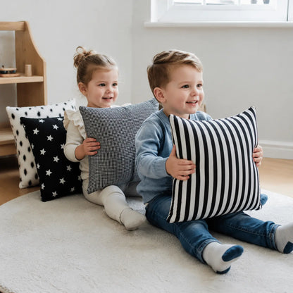 Element Scatter Cushions Set Of 4 in natural early-years play setting 6