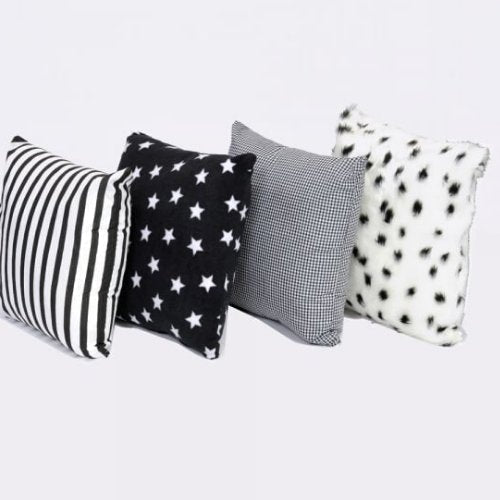 Element Scatter Cushions Set Of 4, Introducing the Element Scatter Cushions, the perfect addition to create a cozy and inviting atmosphere in any setting. These beautiful soft cushions are designed to provide both comfort and style, making them an essential accessory for your home or office. This value pack includes four stunning black and white cushions, adding a touch of elegance and sophistication to your space. The contrasting colors create a visually appealing sensory experience, allowing you to relax 