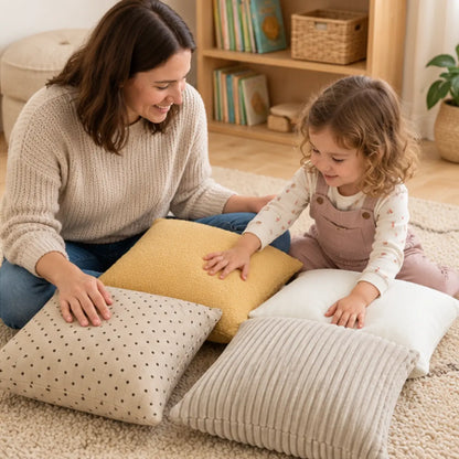 Elements Cushions Air set of four in sensory learning setting 6