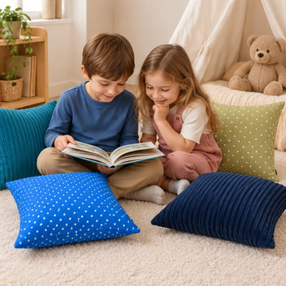 Elements Cushions Water set of four in sensory learning setting 8