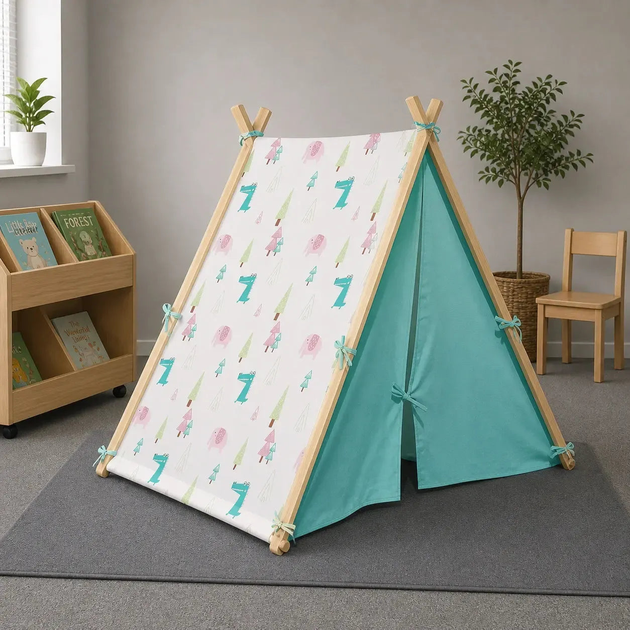 Elephant and Crocodile Play Tent-Elephant and Crocodile Play Tent