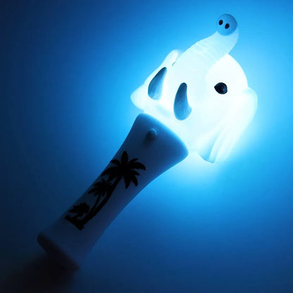 Elephant Mini Light Up Animal Wand 7"-Elephant Mini Light Up Animal Wand 7"