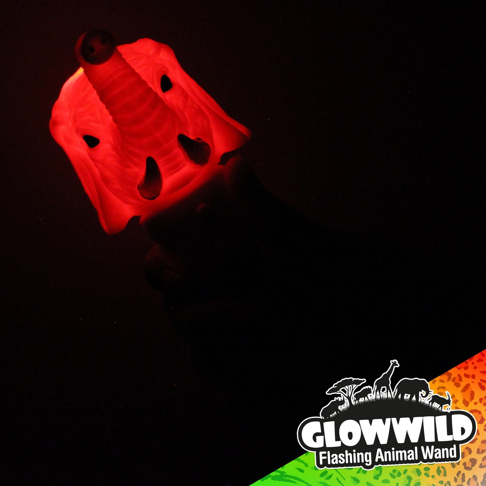 Elephant Mini Light Up Animal Wand 7", At 7" long this flashing elephant wand is just the right size for small hands and packed with multi coloured LEDs it lights up in a dazzling light show! With a simple on/off function, this Glow Wild mini elephant wand shines through a mesmerising colour change light show shining through the head and trunk of the white elephant wand. With batteries included and ready to go, animal lovers will love this sweet elephant that's ideal for animal themed parties and events. El