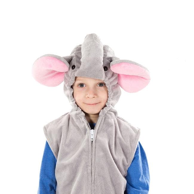 Elephant Zip Top Fancy Dress, Unleash your child's imagination with this exquisitely crafted Elephant Zip Top Costume by Pretend to Bee. Crafted with attention to detail, this ensemble is more than a costume—it's an experience. Not only is it perfect for pretend play, but it also makes an educational tool for discussing the majesty of elephants in the wild. Key Features: Easy-Wear Zip Top Design Our costumes are designed with ease and comfort in mind. The front zip makes it effortless for most school-age ch