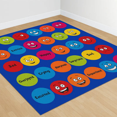 Emotions Interactive Square Placement Carpet-Emotions Interactive Square Placement Carpet