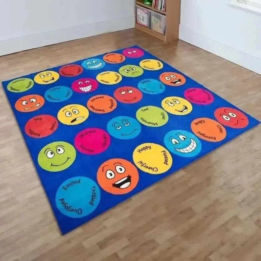 Emotions Interactive Square Placement Carpet-Emotions Interactive Square Placement Carpet