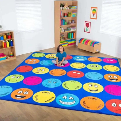 Emotions Interactive Square Placement Carpet-Emotions Interactive Square Placement Carpet