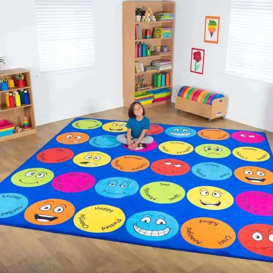 Emotions Interactive Square Placement Carpet-Emotions Interactive Square Placement Carpet