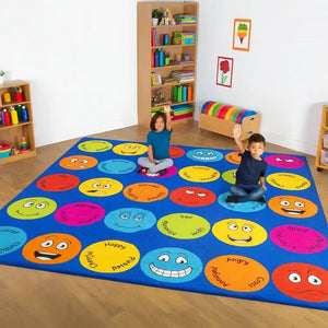 Emotions Interactive Square Placement Carpet-Emotions Interactive Square Placement Carpet