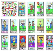 Emotions Kid Drawn Bulletin Board Set-Emotions Kid Drawn Bulletin Board Set