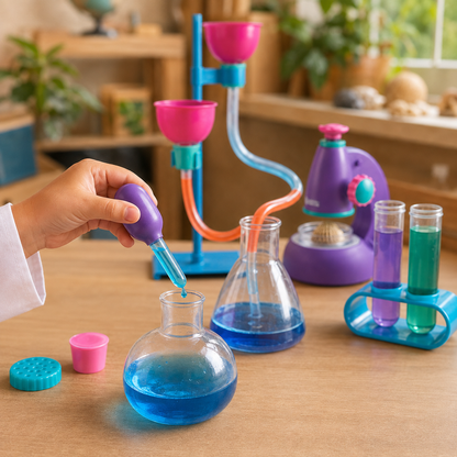 Primary Science Deluxe Lab Set dropper activity