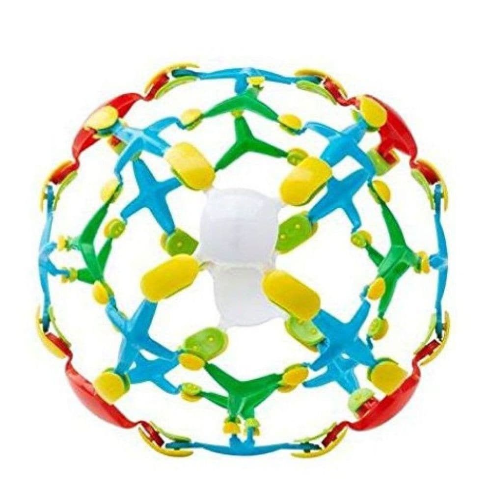 Expand a ball, The Expand a ball is made up of interlocking plastic pieces that allow it to expand and contract, making it a fun sensory toy for both kids and adults. The vibrant colors of the Expand a Ball make it visually stimulating and exciting to play with. Whether you bounce it, spin it, roll it, or suspend it, this ball is sure to provide hours of entertainment. The Expand a Ball encourages gross motor development, hand-eye coordination, and imagination in children. It's a toy that's sure to delight 
