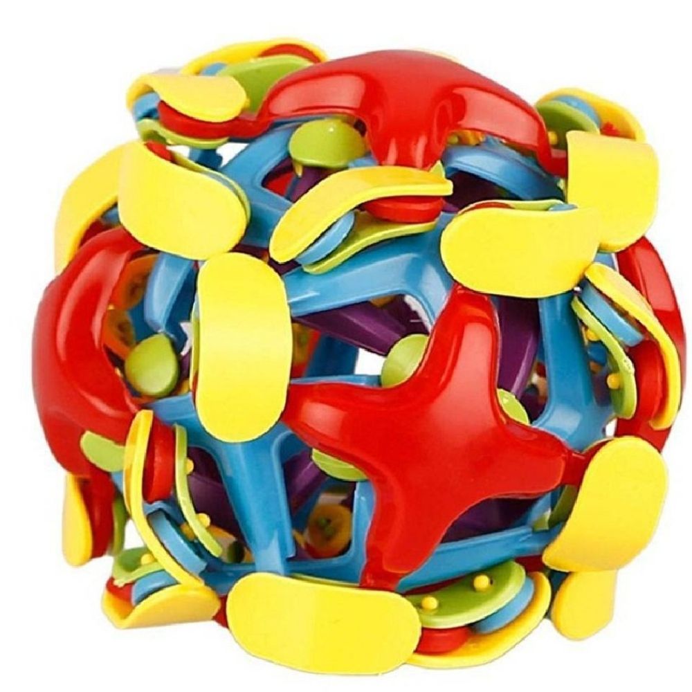 Expand a ball, The Expand a ball is made up of interlocking plastic pieces that allow it to expand and contract, making it a fun sensory toy for both kids and adults. The vibrant colors of the Expand a Ball make it visually stimulating and exciting to play with. Whether you bounce it, spin it, roll it, or suspend it, this ball is sure to provide hours of entertainment. The Expand a Ball encourages gross motor development, hand-eye coordination, and imagination in children. It's a toy that's sure to delight 