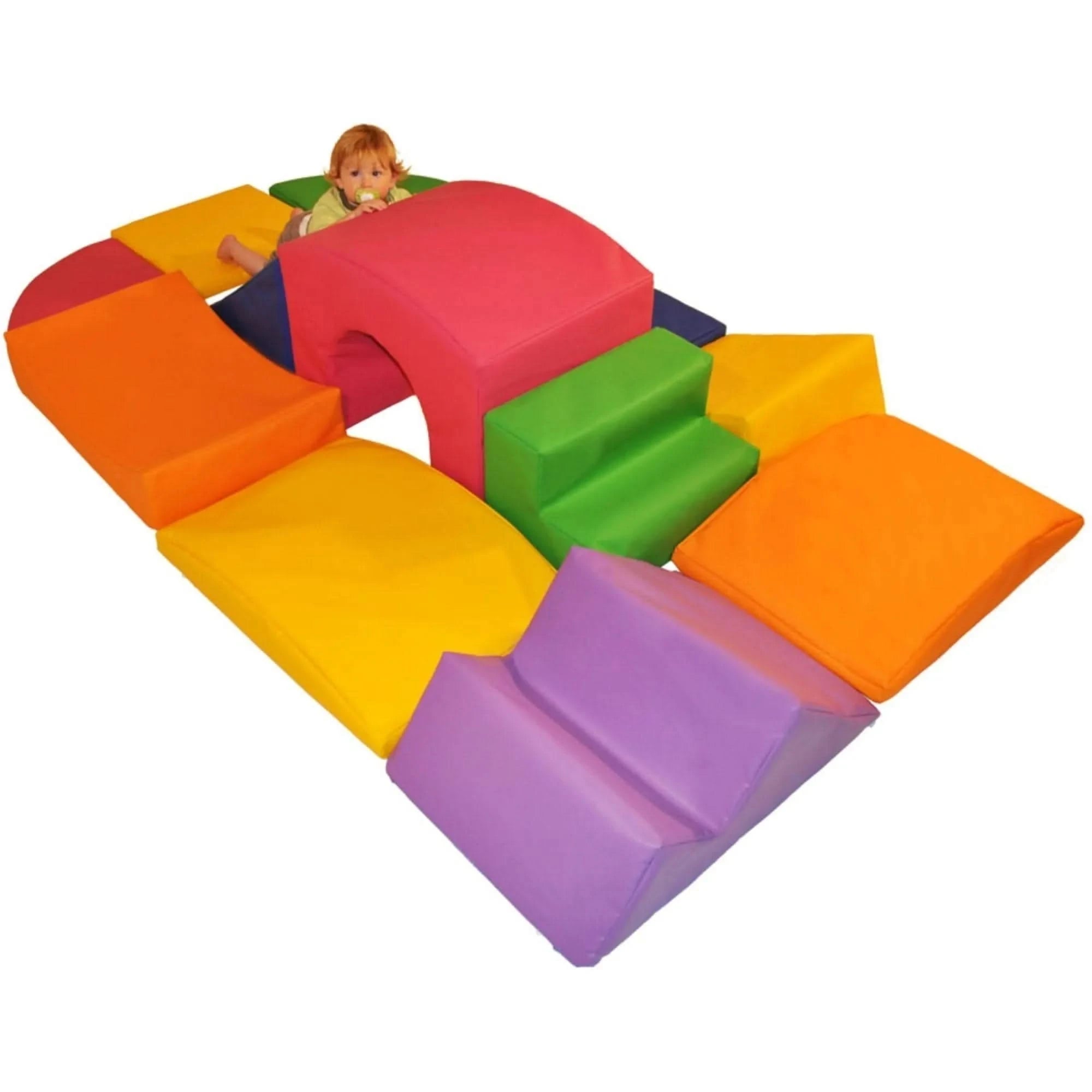 Exploration Area 8 Piece Soft Play Set-Exploration Area 8 Piece Soft Play Set