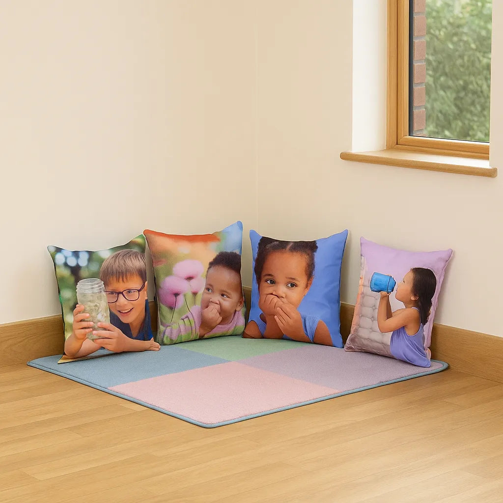 Explore Your Senses Scatter Cushions Set Of 5-Explore Your Senses Scatter Cushions Set Of 5