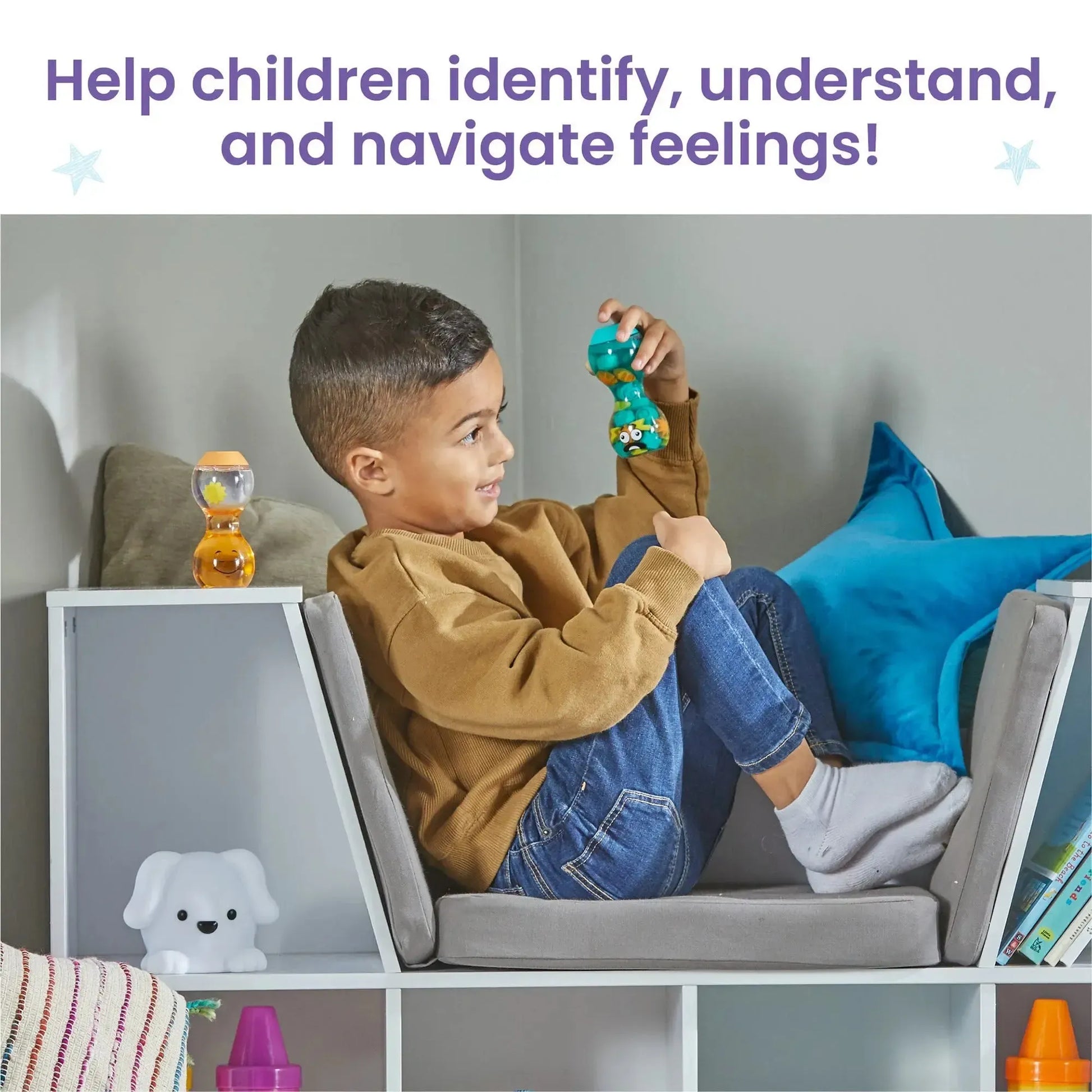 Express Your Feelings Sensory Bottles Opposites-Express Your Feelings Sensory Bottles Opposites