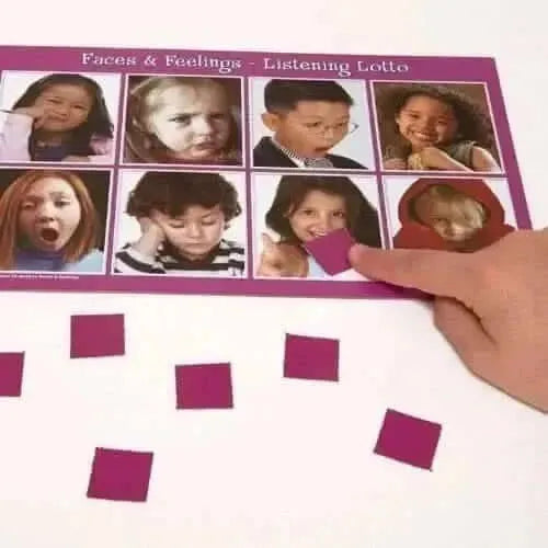 Faces and Feelings Board Game-Faces and Feelings Board Game