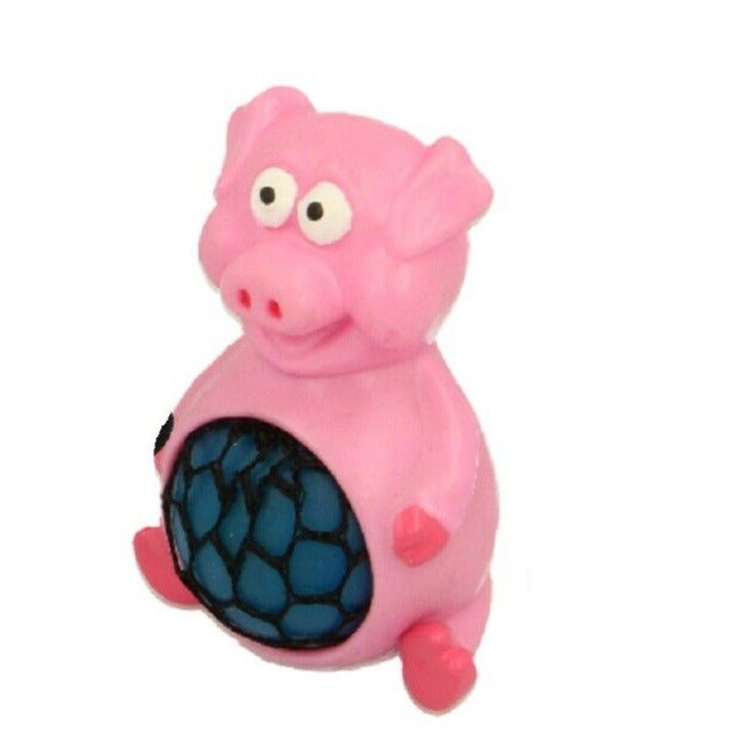 Farm Squeezy Meshables, The Farm Squeezy Meshable is a great fun squeezy tactile fidget toy - a squishy mesh ball inside a funky squeezy farm animal. The Farm Squeezy Meshables is a fantastic squeezy stress toy which also demonstrates cause and effect. Squeeze away and watch the squish mesh ball protrude out of the animals tummy! Mesh ball protrudes when squeezed Returns to original form when released One supplied at random Approximately 9cm in length Suitable for ages 3 years+, Farm Squeezy Meshables,Mesh 